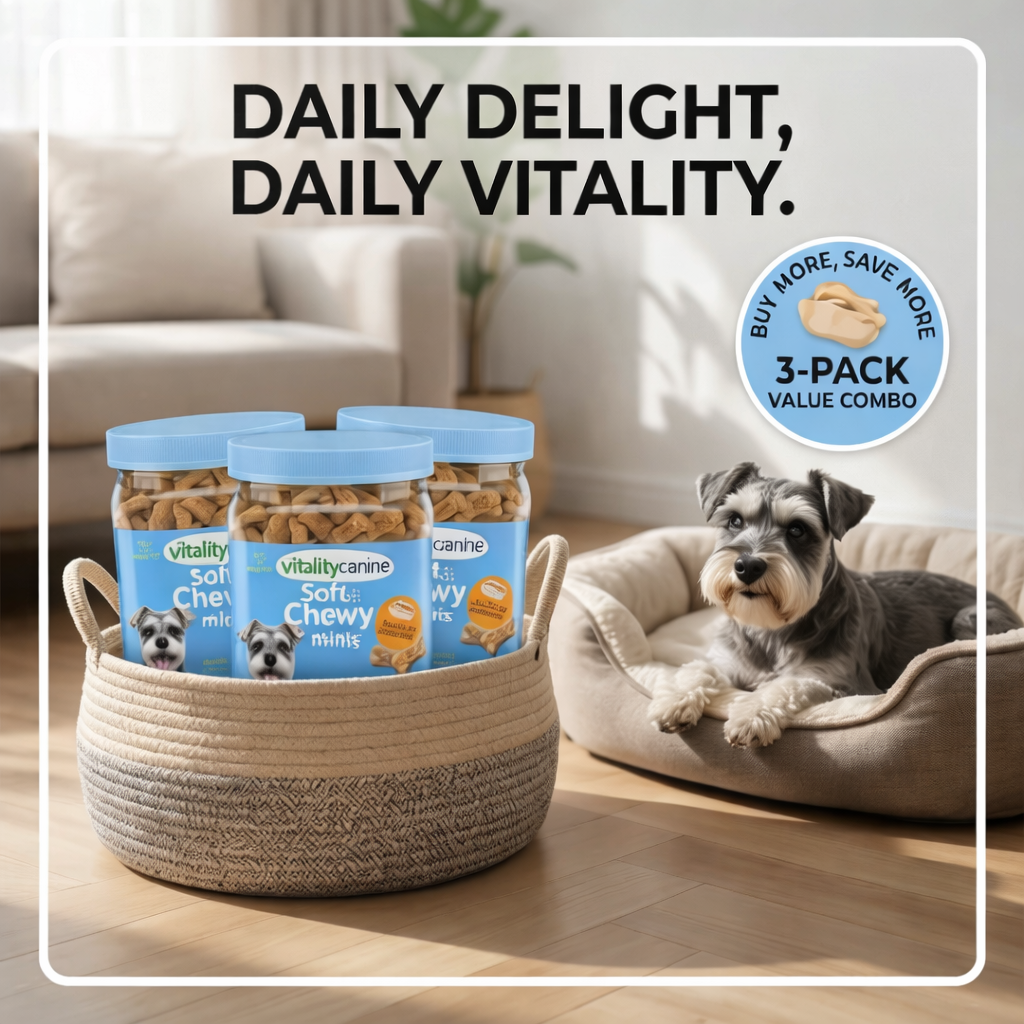 Vitality Canine Soft & Chewy Minis Dog Snacks