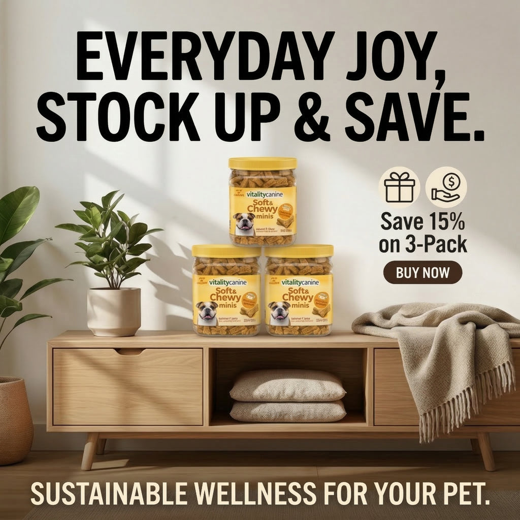 Vitality Canine Soft & Chewy Minis Dog Snacks