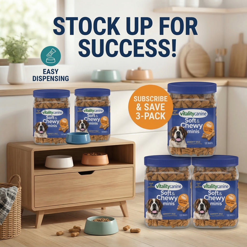 Vitality Canine Soft & Chewy Minis Dog Snacks