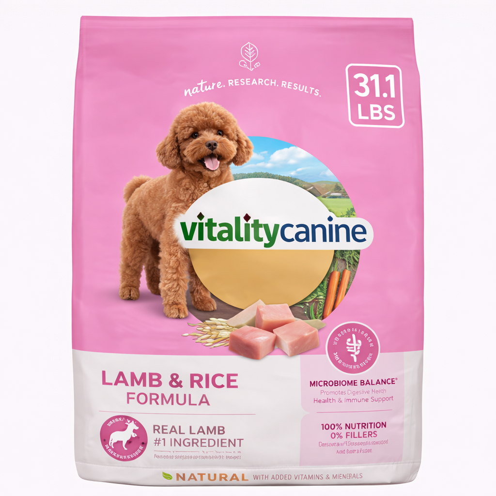 Vitality Canine Lamb & Rice Formula Dog Food 31.1 lbs